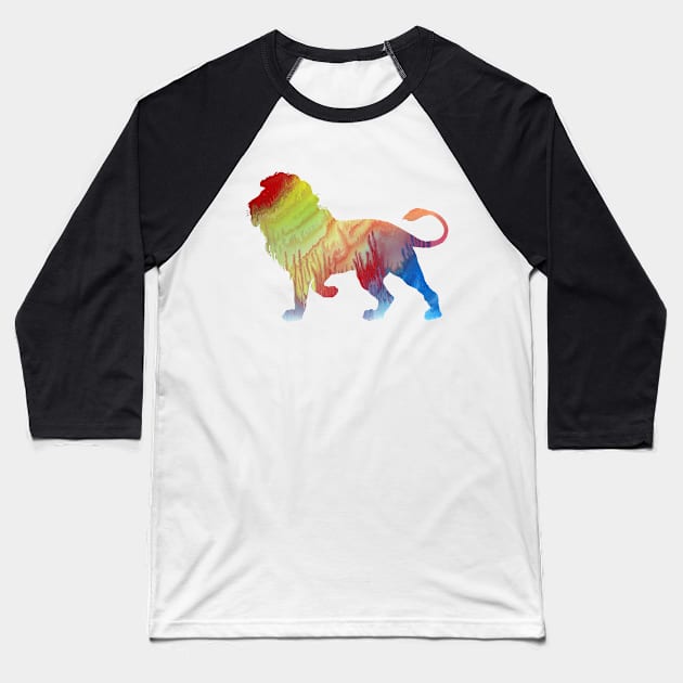 Lion Baseball T-Shirt by TheJollyMarten